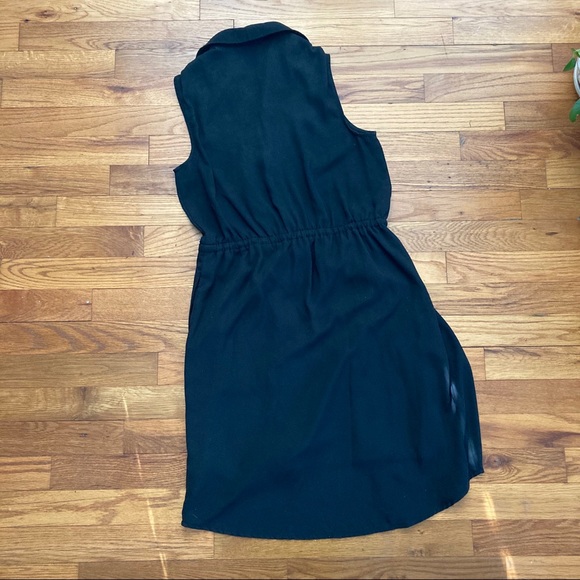 Black Sleeveless Button Down Mossimo Dress - Picture 9 of 9